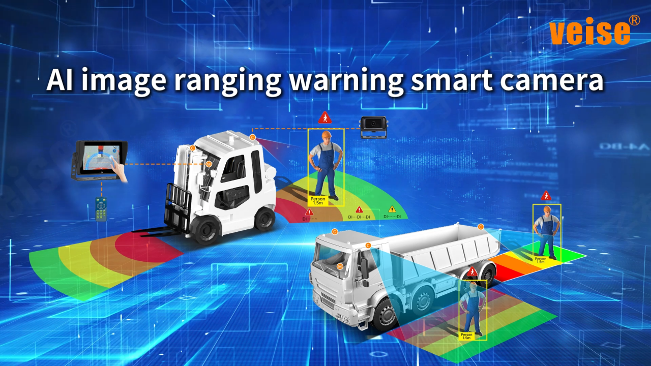 Al image ranging warning smart camera