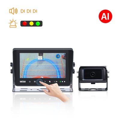 AI Backup Camera System with Blind Spot Audible and Visual Alarm