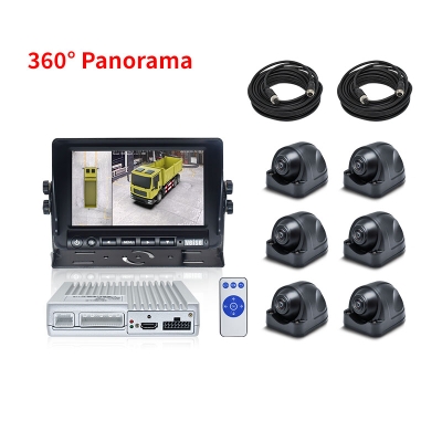 6-channel 360° panoramic system without AI function