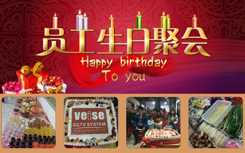 Veise Company Held a Happy Birthday Party for Employees