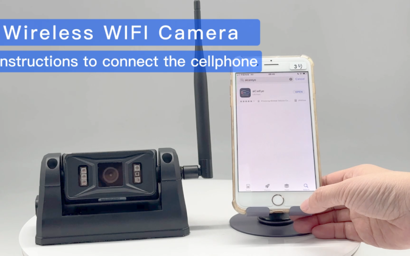 Wireless WIFI Camera  Instructions to connect the cellphone