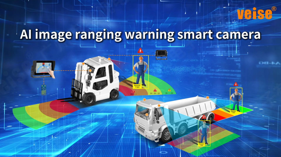 Al image ranging warning smart camera