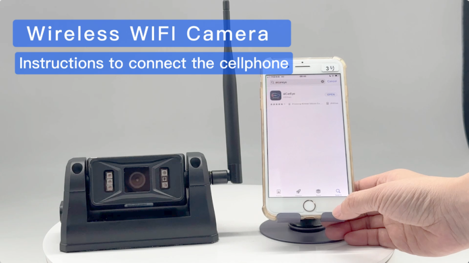 Wireless WIFI Camera  Instructions to connect the cellphone